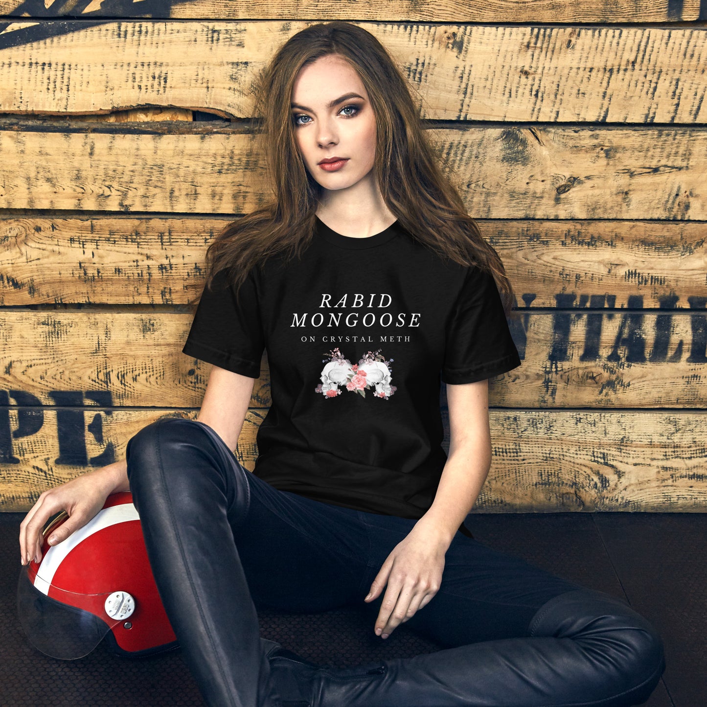 Rabid Mongoose Skulls Unisex t-shirt