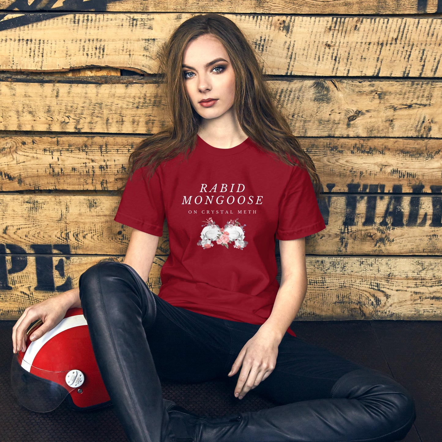 Rabid Mongoose Skulls Unisex t-shirt