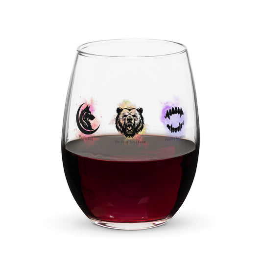 The Lost Men Wine Glass