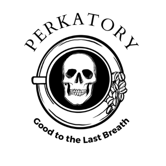 Perkatory - Good to the Last Breath Sticker